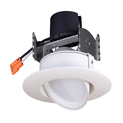 Satco S29463 Transitional LED Downlight in White Finish, 3.47 inches