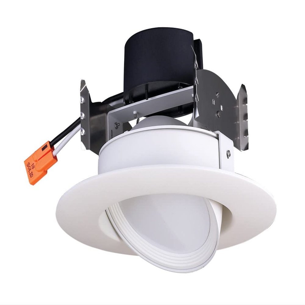Satco S29463 Transitional LED Downlight in White Finish, 3.47 inches