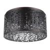 Four-Light Inca Flush Mount Ceiling Light Bird Nest Dia 15.7" (Bronze Color) view 3