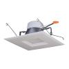 Satco S29773 Square Trim LED Recessed Downlight Retrofit Light, 5" to 6" Cans, 5000K view 1