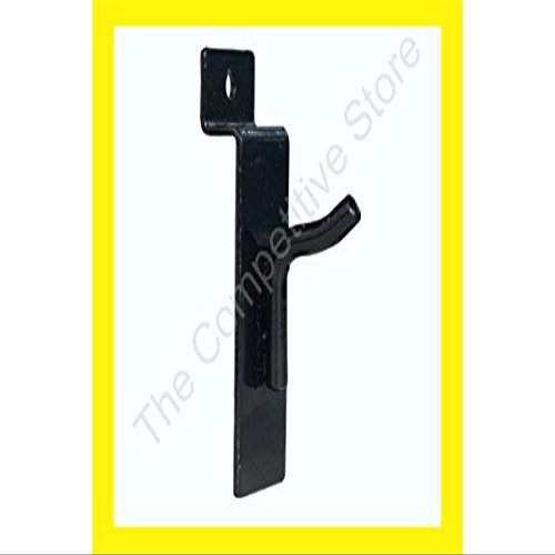 Black 1" Hook for Slatwall 100 Pack