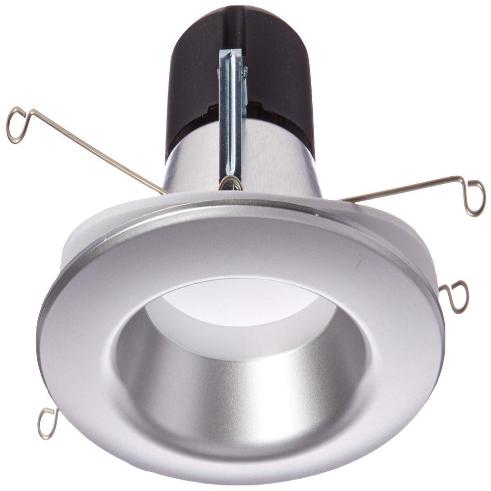 Satco 11.5 watt LED Downlight Retrofit; 5"-6"; Brushed Nickel Trim; 3000K; 120 Volts; Dimmable