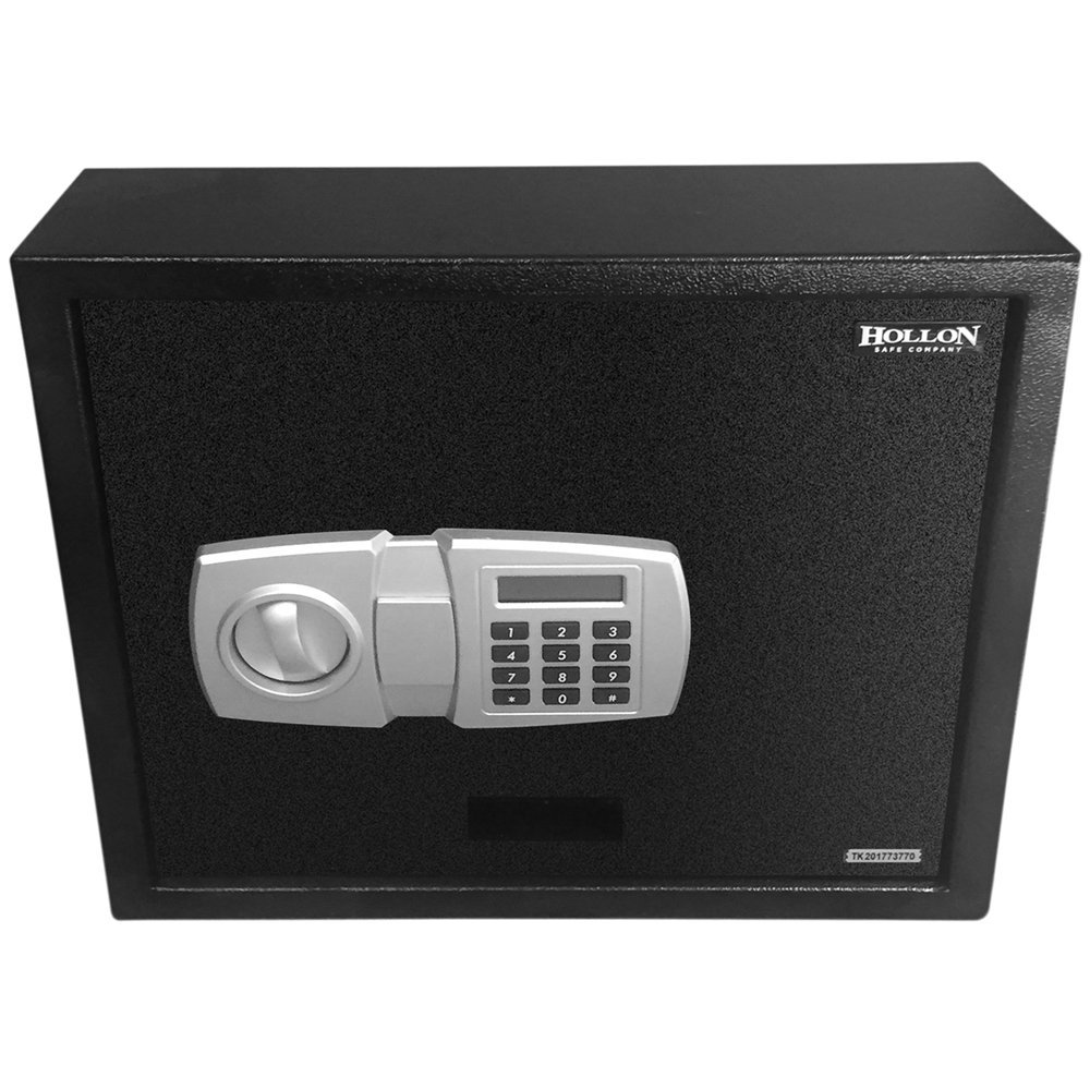 Hollon Safe PBE-2 Pistol Safe, Black, Small