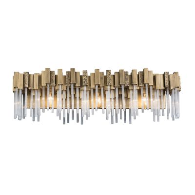 Varaluz Matrix Bathroom Vanity Light - 3-Light - Havana Gold