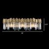 Varaluz Matrix Bathroom Vanity Light - 3-Light - Havana Gold view 3