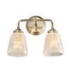 Varaluz 312B02AB Westport Bath Vanity, 2 Light, Antique Brass view 2