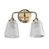 Varaluz 312B02AB Westport Bath Vanity, 2 Light, Antique Brass view 3