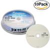 100 Pack Smartbuy 2X 25GB Blue Blu-ray BD-RE Rewritable Logo Top Blank Disc view 2