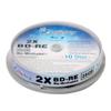 10 Pack Smartbuy 2X 25GB Blue Blu-ray BD-RE Rewritable Logo Top Blank Disc view 2
