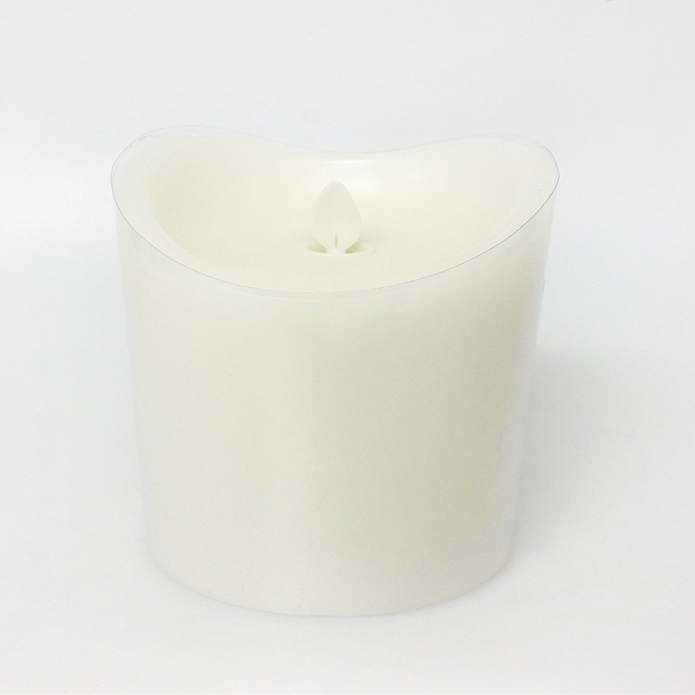 "Simulated" Flameless Candle 6"H (Large)