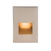 WAC Landscape Lighting, LEDme 120V LED Vertical Indoor and Outdoor Step and Wall Light Amber 1800K LED in Brushed Nickel view 1
