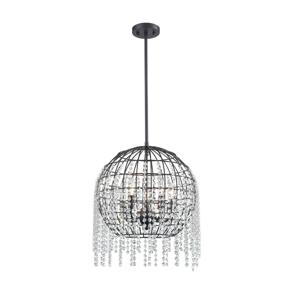 Elk Home 15305/5 Yardley 17'' Wide 5-Light Chandelier in Oil Rubbed Bronze