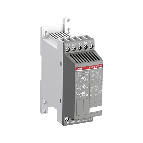 PSR37-600-70 - ABB PSR Series Softstarter, 10 HP / 7.5 kW @ 240V, 25 HP / 18.5 kW @ 480V, 30 HP / 22 kW @ 600V, 3 Phase Input, 3 Phase Output, Control Voltage: 100-240 VAC, IP20, 34 Amps
