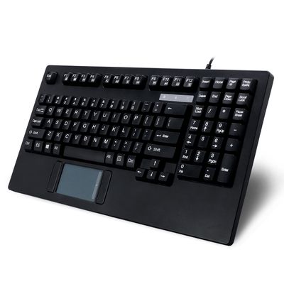 Adesso AKB-425UB - Easytouch Rackmount USB Touchpad Keyboard, Black
