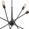Elk Home Delphine Dining Room Chandelier, 10-Light Modern Hanging Ceiling Light Fixture, Oil Rubbed Bronze, 33 Inch Wide view 3