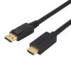 CableCreation 4K Active DisplayPort to HDMI Cable 6FT, DP to HDMI Cable DP 1.2 4K x 2K & 3D Audio/Video Monitor Cable,Support Eyefinity Multi-Screen,1.8M / Black view 1