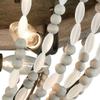 Elk Home Summerton Flush Mount - 3-Light in Washed Gray Finish, with Washed Gray Glass Bead Shade, Dimmer Compatible view 4