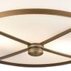 Elk Home Flushmounts Flush Mount - 2-Light in Classic Brass Finish, with White Glass, Dimmer Compatible view 3
