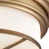 Elk Home Flushmounts Flush Mount - 2-Light in Classic Brass Finish, with White Glass, Dimmer Compatible view 4