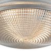 Elk Home Sylvester Flush Mount - 2-Light in Weathered Zinc Finish, with Clear Pressed Glass, Dimmer Compatible view 3