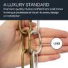 RCH Hardware CH-08-OBB-3 Solid Brass Chain for Hanging, Lighting-Standard Unwelded Links (3 ft/1 Yard) view 3