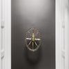 Crystorama Clover 4 Light Aged Brass Semi Flush Mount view 4