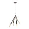 Elk Home 11849/6 Freeform 14'' Wide 6-Light Chandelier in Dark Graphite view 1