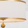 Crystorama Broche 6 Light Antique Gold Chandelier view 2