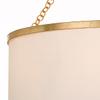 Crystorama Broche 6 Light Antique Gold Chandelier view 4