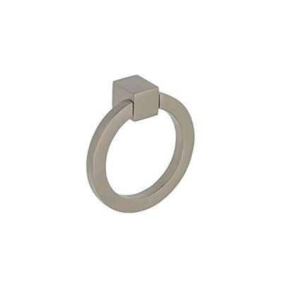 Prima Decorative - Ring Pull 4 Round Brass SN - Satin Nickel