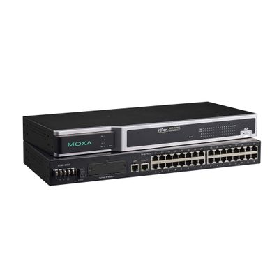 MOXA NPort 6650-16 - 16 Ports Rackmount RS-232/422/485 Secure Device Server, 100V~240VAC Input