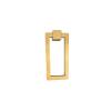 Prima Decorative - Designer Ring Pulls 4 2- Solid Brass Home & Kitchen Dcor Hardware Rectangular Ring Pull, Home Renovation Sand Casted & Hand Finished Cabinet Ring Pulls view 2