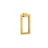 Prima Decorative - Designer Ring Pulls 4 2- Solid Brass Home & Kitchen Dcor Hardware Rectangular Ring Pull, Home Renovation Sand Casted & Hand Finished Cabinet Ring Pulls view 3