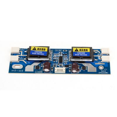 Aexit Universal 15"-22" Amplifier Installation Widescreen CCFL LCD Monitor Inverter 10-28V 4 Lamps Fuses w Cable
