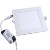 MODOAO 5 Pack 6W LED Panel Light Lamp, Square LED Recessed Downlight Panel Ceiling Lighting with LED Driver, AC85-265V, Hole Size 110MM (6W, Warm White) view 2