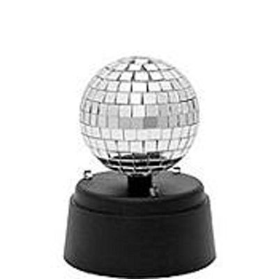 New 5 inch Mechanical Mirror Ball Party Dance Night Club Music Deluxe Rainbow Disco Light Quick Shop Plastic Globe Light