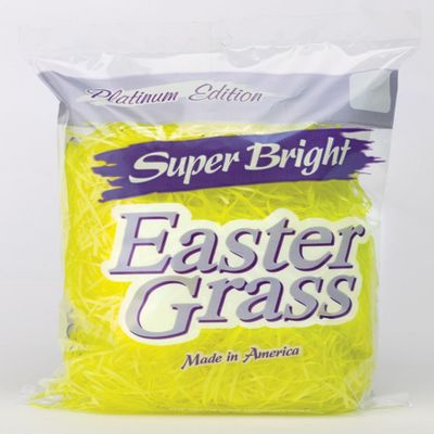 R.J. Rabbit Premium Easter Grass Basket Filler 2 oz Yellow #1260
