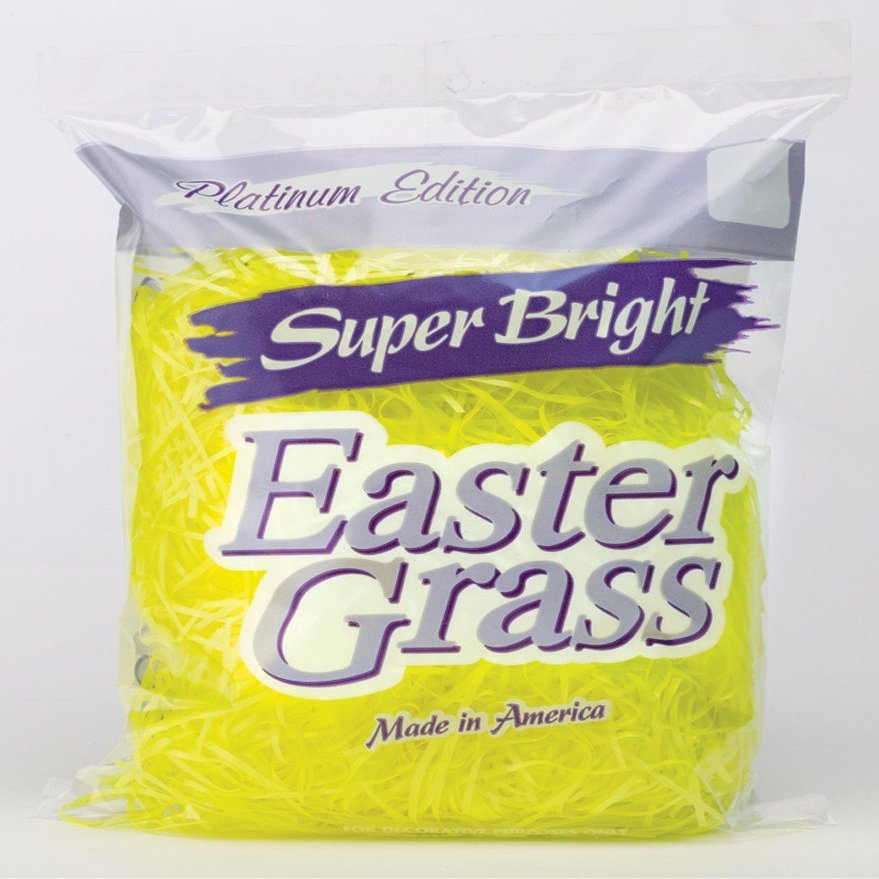 R.J. Rabbit Premium Easter Grass Basket Filler 2 oz Yellow #1260