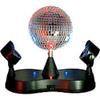New 9 inch LED Color Party Dance Night Club Music Deluxe Rainbow Disco Light QUICK SHOP Plastic Globe Light view 1