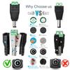 CHANZON 10 Pairs 12V DC Power Jack Connector 5.5mm x 2.1mm Male and Female 24V Socket for Led Light Strip CCTV Security Camera Cable Wire Ends Plug Barrel Adapter view 2