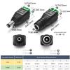 CHANZON 10 Pairs 12V DC Power Jack Connector 5.5mm x 2.1mm Male and Female 24V Socket for Led Light Strip CCTV Security Camera Cable Wire Ends Plug Barrel Adapter view 3
