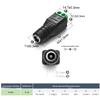 CHANZON Female 10 Pcs 12V 5.5mm x 2.1mm DC Power Jack Connector 24V Socket for Led Light Strip CCTV Security Camera Cable Wire Ends Plug Barrel Adapter view 3