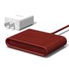 iOttie iON Wireless Mini Fast Charging Pad || Qi-Certified Charger 7.5W for iPhone XS Max R 8 Plus 10W for Samsung Galaxy S10 E S9 S8 Plus Edge, Note 9 | Includes USB C Cable & AC Adapter | Ruby view 1