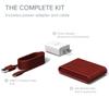 iOttie iON Wireless Mini Fast Charging Pad || Qi-Certified Charger 7.5W for iPhone XS Max R 8 Plus 10W for Samsung Galaxy S10 E S9 S8 Plus Edge, Note 9 | Includes USB C Cable & AC Adapter | Ruby view 3