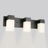EGLO Ciara Spring 22" Traditional 3-Light Vanity Light Frosted Glass Damp Certificated Wall Sconce Bathroom Dimmable LED Mirror Lighting Fixture, Oil Rubbed Bronze view 2