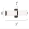 Tech Lighting 700BCLYK36Z-LED930 Lynk 36 LED Bath Vanity Light in Bronze with Acrylic Shade, 36 Inches Wide, 36 Watt, 3000K Energy Efficient LED, 1995 Lumens - ELV Dimmable view 2