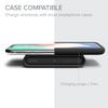 iOttie iON Wireless Mini Fast Charging Pad || Qi-Certified Charger 7.5W for iPhone XS Max R 8 Plus 10W for Samsung Galaxy S10 E S9 S8 Plus Edge, Note 9 | AC Adapter NOT Included | Charcoal view 4
