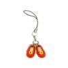 Red Shoes with Ribbon Leather Mobile/Cellphone Charm VANCA Craft-Collectible Cute Mascot Made in Japan view 1