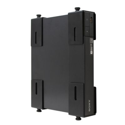 HumanCentric Adjustable Device Wall Mount, Cable Box and Modem Bracket, Adjustable Wall Adapter for Small and Wide or Narrow Devices Like Cable Boxes, Modems, DVD Players on The Wall Behind TV
