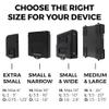 HumanCentric Adjustable Device Wall Mount, Cable Box and Modem Bracket, Adjustable Wall Adapter for Small and Wide or Narrow Devices Like Cable Boxes, Modems, DVD Players on The Wall Behind TV view 2